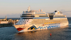 Aida Blu in Warnemünde Foto Aida Cruises